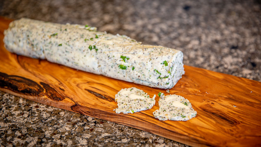 Garlic Herb Coffee Butter Finished