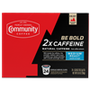 2X Caffeine Medium Roast Coffee Pods 24 Count