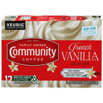 French Vanilla K-Cup® Pods 12 count | Community Coffee