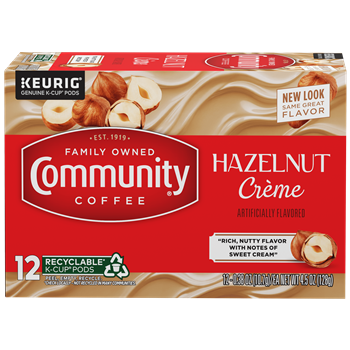 Hazelnut Creme K-Cup® Pods 12 count | Community Coffee