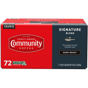 Signature Blend Dark Roast K-Cup® Pods 72 count | Community Coffee