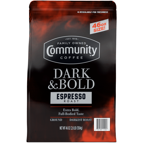 Dark and Bold Espresso Roast Coffee - 46oz | Community Coffee
