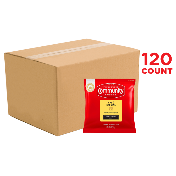 Cafe Special 4 Cup Filter & Ground Coffee | Community Coffee