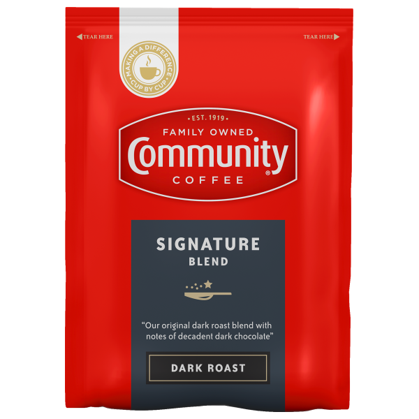 Signature Blend Dark Roast Ground Coffee Packets 2.5 oz. 40 Count