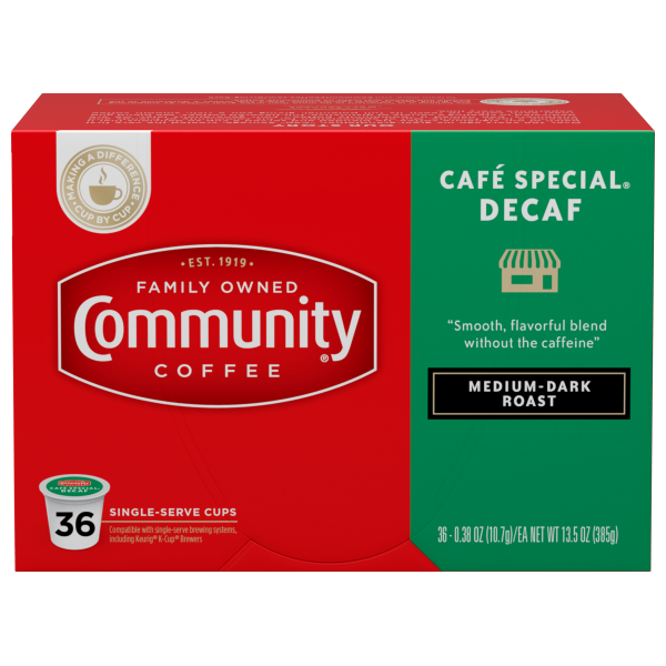 Cafe Special Decaf Coffee Pods 36 count