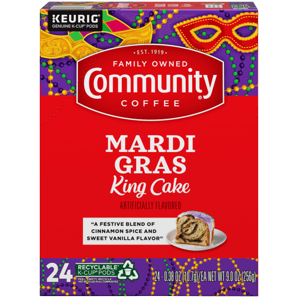 Mardi Gras King Cake K-Cup® Pods 24 count