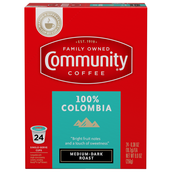 100% Colombia Coffee K-Cup® Pods 24 count