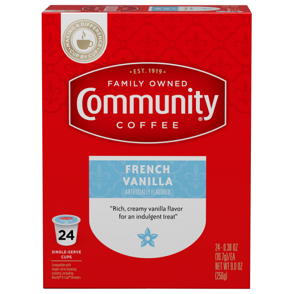 French Vanilla Coffee Pods 24 count