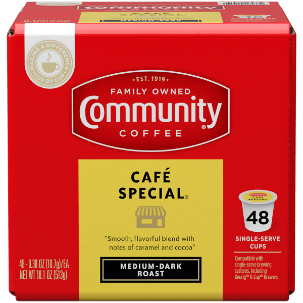 Cafe Special Coffee Pods 48 Count Community Coffee
