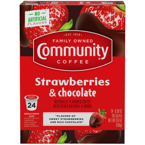 Strawberries and Chocolate Coffee Pods 24 count