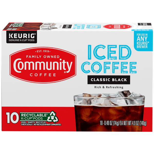 Iced K-Cup® Pods Classic Black 10 Count