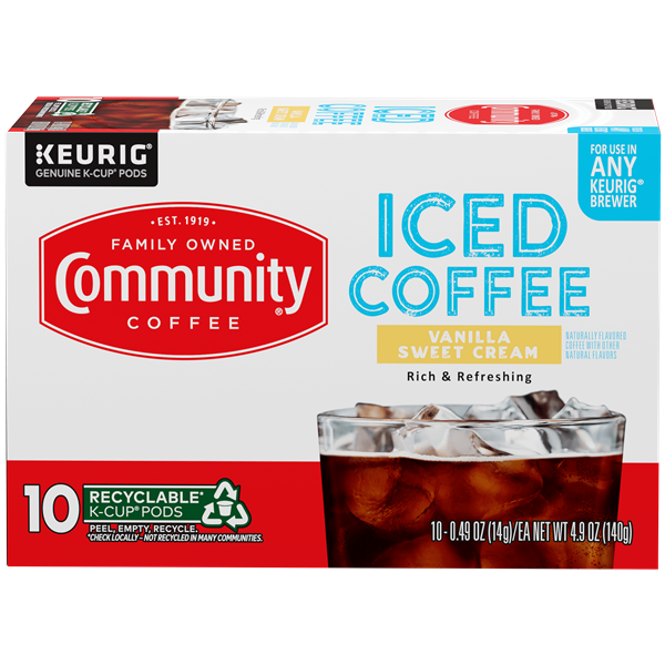 Iced K-Cup® Pods Vanilla Sweet Cream 10 Count