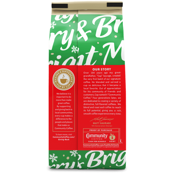 Christmas Blend Ground Coffee - 12oz | Community Coffee