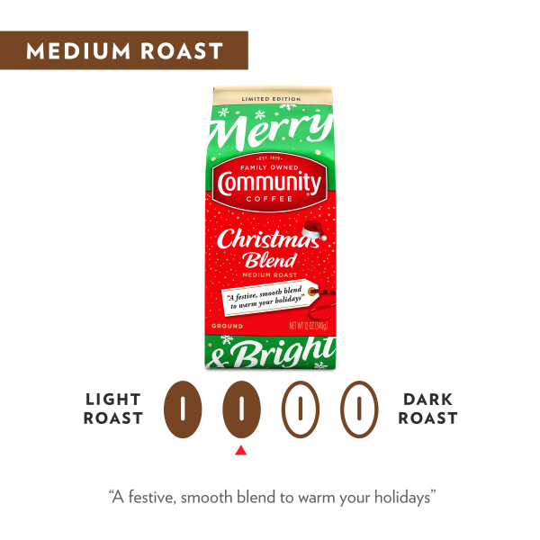 Christmas Blend Ground Coffee - 12oz | Community Coffee