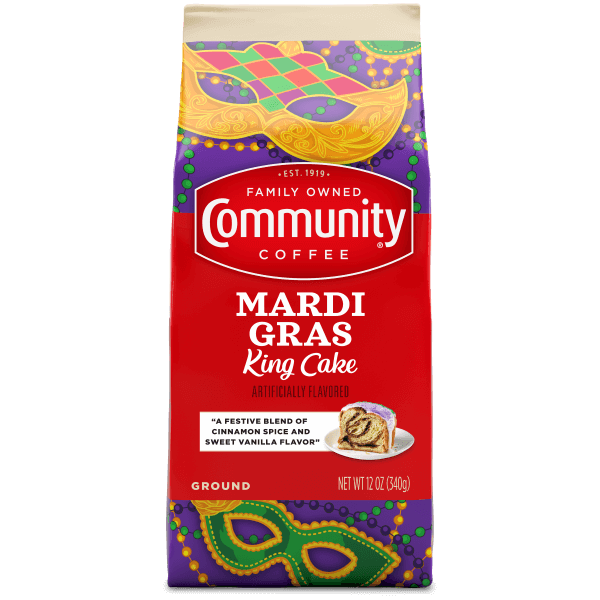 12 oz. Ground Mardi Gras King Cake Coffee