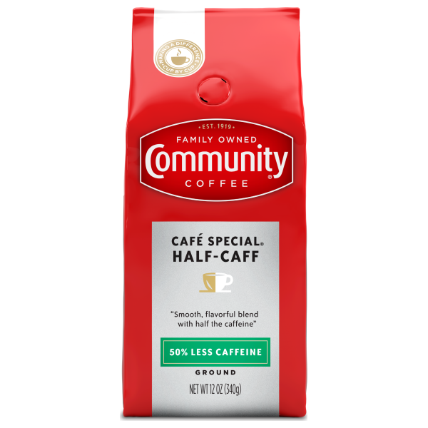 Half-Caffeine Ground Coffee | Community Coffee