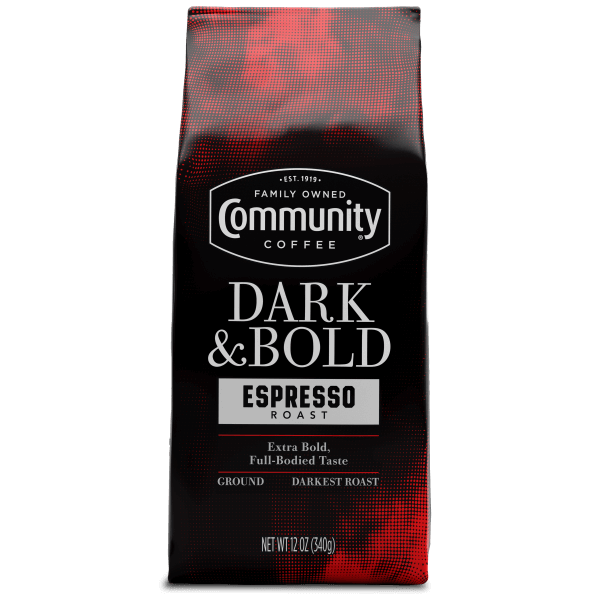Dark & Bold Espresso Roast Coffee, 12oz | Community Coffee