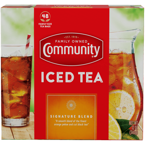 Signature Blend Iced Tea Bags, Family Sized - 48 count | Community