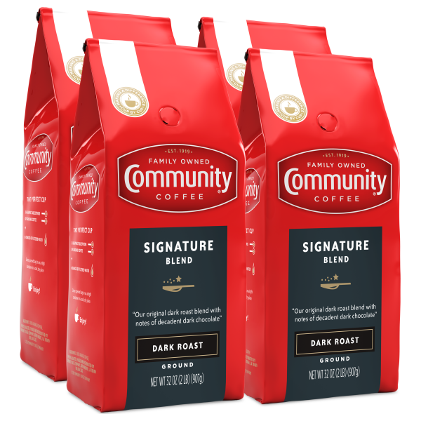 32 oz. Ground Signature Blend Dark Roast Coffee (Pack of 4)