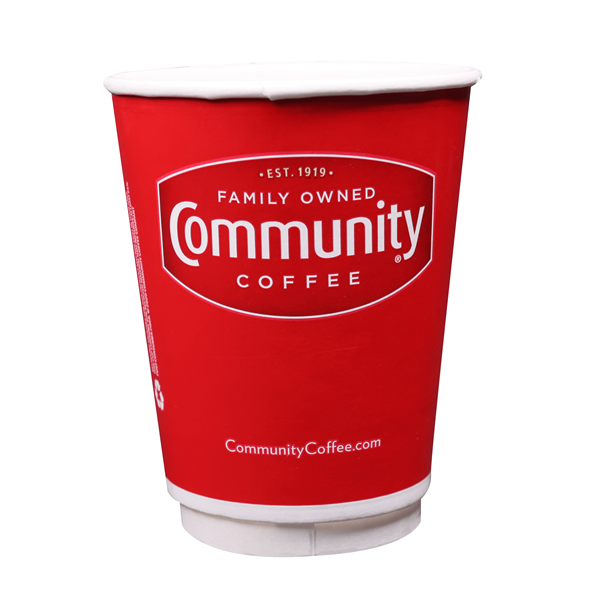 Community Coffee 12 ounce Paper Cup (600 count)