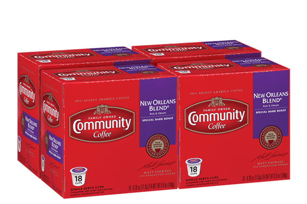 New Orleans Blend Coffee Pods 72 Count Compatible with Keurig K-Cup  Brewers